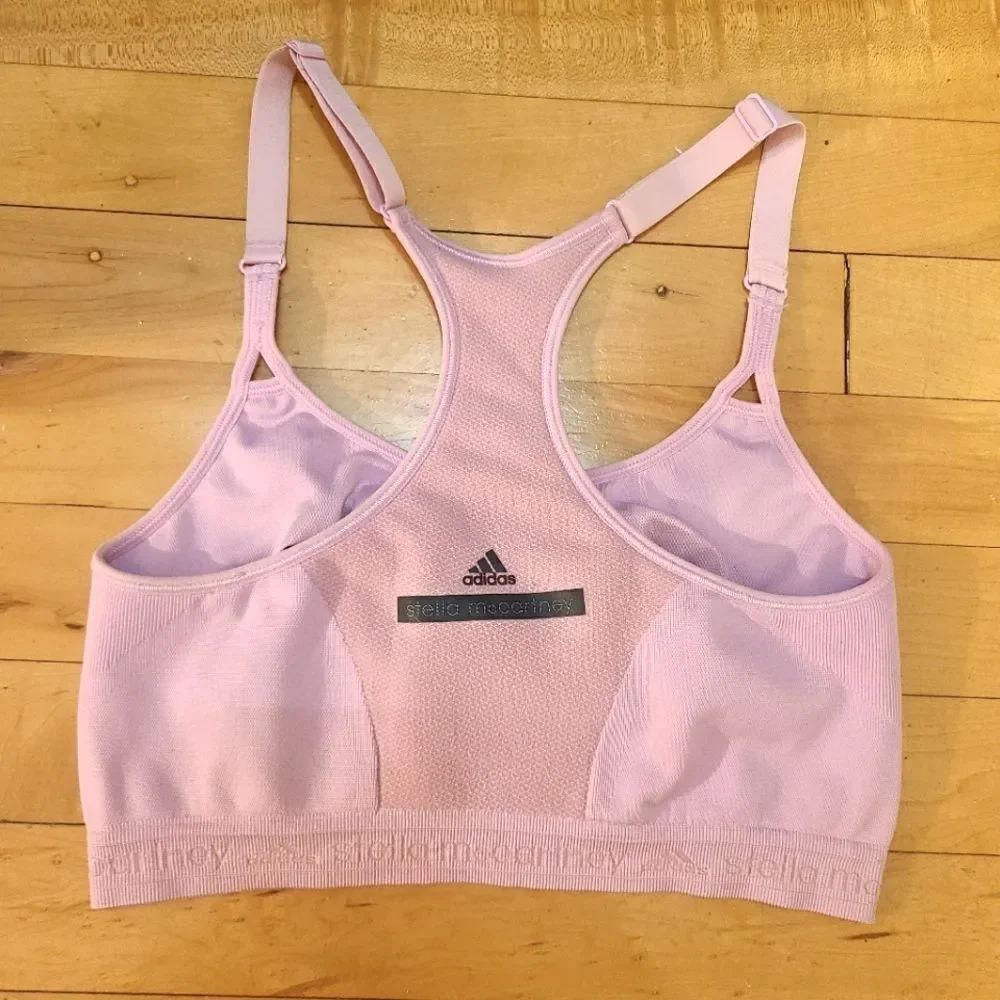 Stella McCartney Adidas Microrib Sports Bra Size Medium Light Support